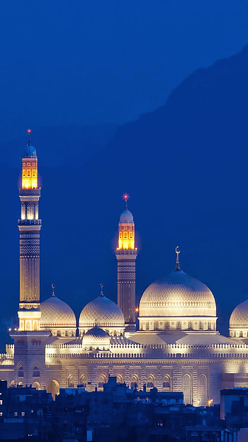 Ramzan, White, Masjid, white masjid HD phone wallpaper