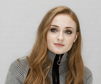 Actress, English, Celebrity, Sophie Turner, Blue Eyes, Redhead HD wallpaper
