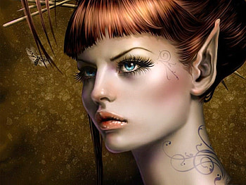 Beautiful Elfin, fairy, magic, elf, fantasy HD wallpaper