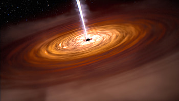 Quasar, space, nature, black hole HD wallpaper