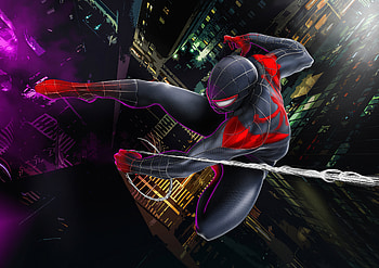 Spider Manmiles, spiderman, superheroes, artwork, digital-art, art, artstation HD wallpaper