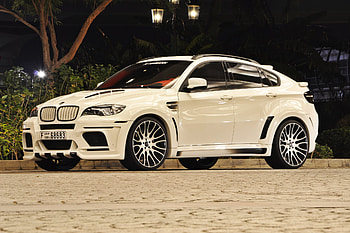 Bmw, Night, Cars, Shine, Light, Street, Hamann, X6M HD wallpaper