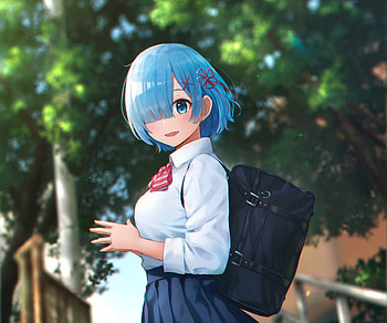 Rem - Re:Zero, Rem (Re:ZERO), Anime, Re:Zero - Starting Life in Another World HD wallpaper