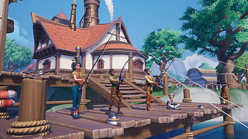 Palia Fishing Dock, video game, Palia, fishing HD wallpaper
