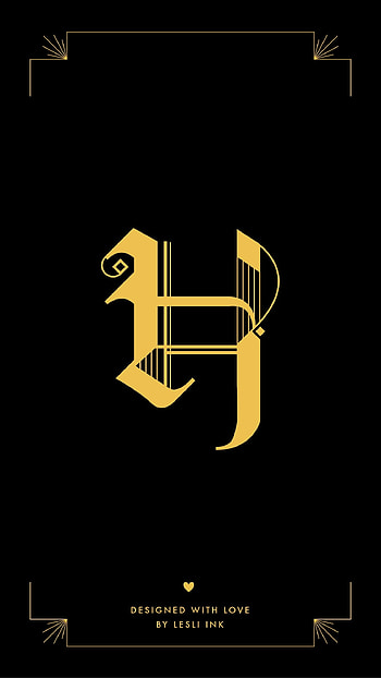 H Name, Beautiful, Font Style HD phone wallpaper