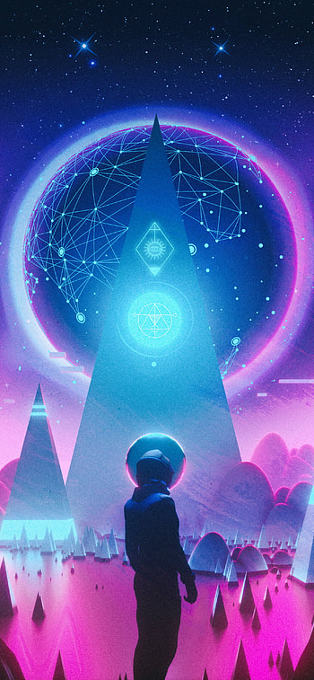 Lost Alone, love, art, world, spiritual, abstract, space HD phone wallpaper