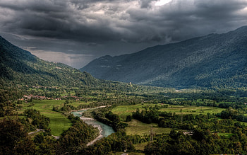 Landscape, Mountains HD wallpaper