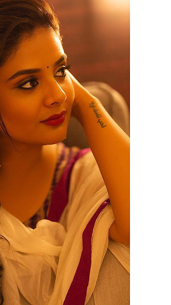 Sreemukhi, telugu actress, model HD phone wallpaper