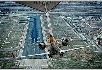 Jet, air, plane, commercial, usa HD wallpaper