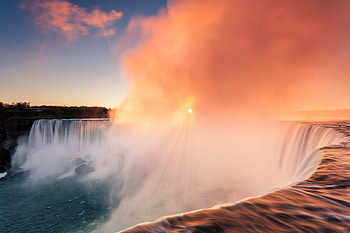 Niagara Falls, Canada, waterfall, sky, nature, water HD wallpaper