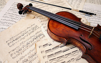 Violin musical instrument, Sheet music, , Music lovers HD wallpaper