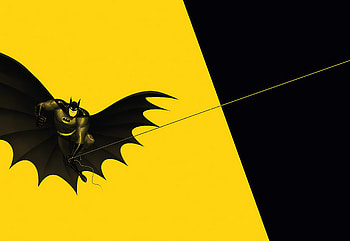 Batman Yellow , batman, superheroes, artwork HD wallpaper