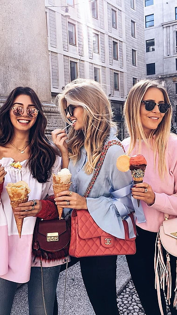 3 Friends, Ice Cream, party HD phone wallpaper