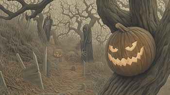 Spooktacular Pumpkinhead for Halloween, halloween HD wallpaper