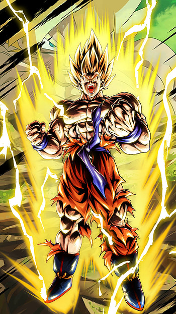 SSJ Goku DBL, dragon ball z, dragon ball legends, super saiyan, nameku, angry, dbz, anime HD phone wallpaper