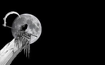 Dark Grim Reaper Horror Skeletons Skull Creepy E At Dark HD wallpaper
