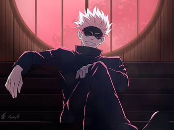 Satoru Gojo, Satoru Gojo, Anime, Jujutsu Kaisen HD wallpaper