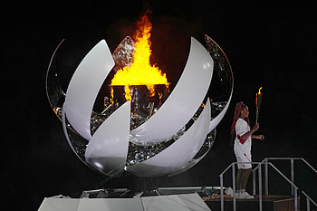 Naomi Osaka, Olympic Flame HD wallpaper