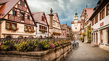 Rothenburg, Germany HD wallpaper