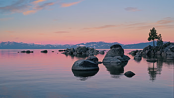 Mac Os Tahoe Beach Dawn, macos-tahoe, macbook, apple, computer HD wallpaper