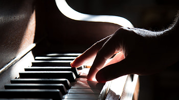 piano hand, shadowed keys, , artistic expression HD wallpaper