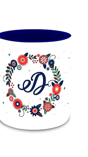 D Name Ka, Blue Design, Mug HD phone wallpaper