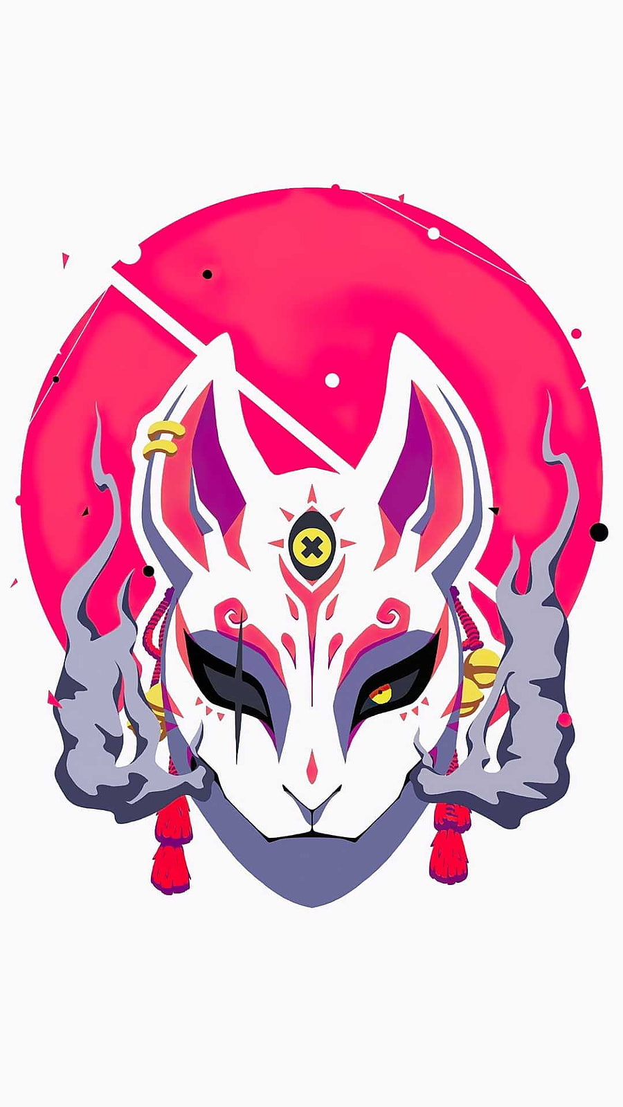 Kitsune beauty, Mesmerizing mythical creature, Japanese folklore, Artistic HD phone wallpaper