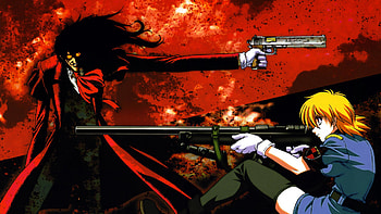 Alucard and Seras Victoria, Hellsing HD wallpaper