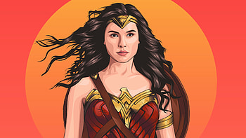 Wonder Woman 2020 Illustration, wonder-woman, superheroes, artwork, artist, behance HD wallpaper