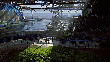 Aquarium (wlf logo), The Last of Us Part II HD wallpaper