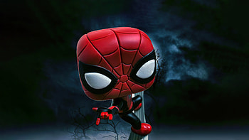 Spiderman Funko, spiderman, superheroes, artist, artwork, digital-art HD wallpaper