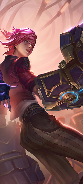 VI (League Of Legends), TV Show, Arcane HD phone wallpaper
