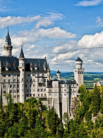 Neuschwanstein Castle, , Retina, Ultra HD phone wallpaper