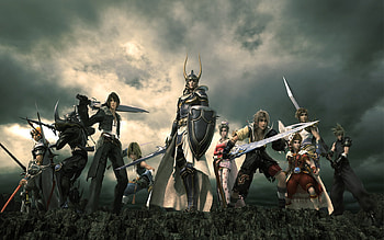Final Fantasy Heroes, squall, ff, tidus, cloud HD wallpaper