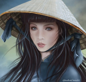 Art, girl, digital, fantasy HD wallpaper