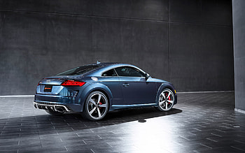 2022, Audi TT RS Heritage Edition, rear view, exterior, gray sports coupe, Audi TT tuning, new gray Audi TT, German cars, Audi HD wallpaper