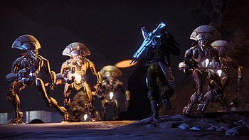 Preview destiny, game, characters, 3d HD wallpaper