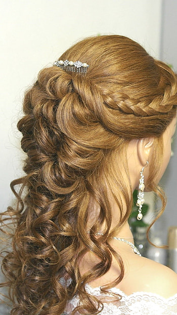 Hair Style, Bridal, Beautiful Hair Style HD phone wallpaper