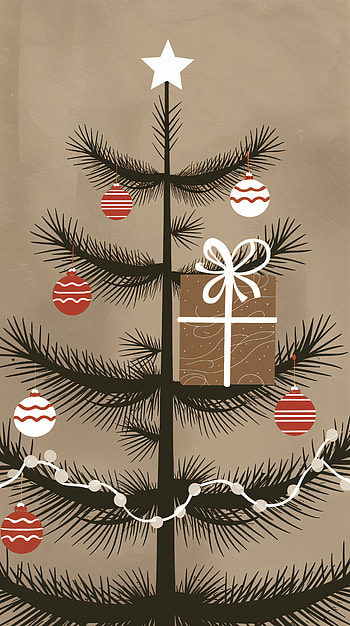 Cozy Christmas Tree for Your , Christmas, tree, christmas ornaments, gift, holiday HD phone wallpaper