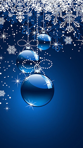 Blue Christmas , Festive beauty, Wintry charm, Ornamental decorations HD phone wallpaper