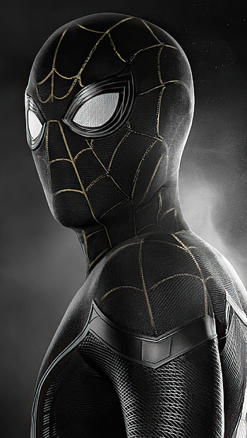 Spider-Man, Black suit, No Way Home HD phone wallpaper