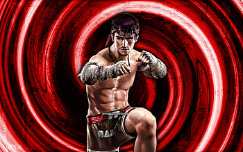 Kla, GFF, red grunge background, Garena Fire, vortex, Garena Fire characters, Kla Skin, Fire Battlegrounds, Kla Fire HD wallpaper