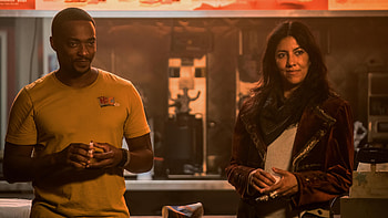 Twisted Metal with Anthony and Stephanie, Stephanie Beatriz, Anthony Mackie, TV Show, twisted metal HD wallpaper