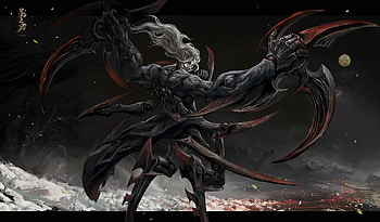 dark, warrior HD wallpaper