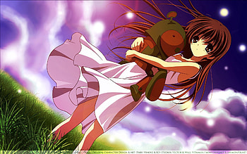 Anime, Young, Bear, Toy, Girl, Polyana, Glade HD wallpaper