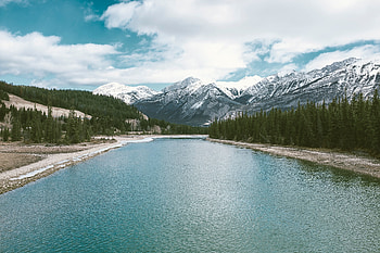 Landscape, Nature, Mountains, Lake HD wallpaper