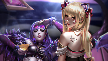 Evelynn And Dva Lol Fantasy , dva-overwatch, games, league-of-legends HD wallpaper