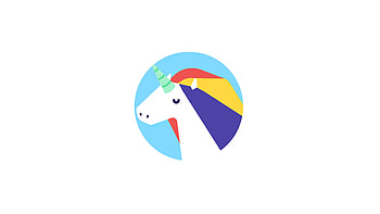Unicorn Minimal , unicorn, minimalism, minimalist, artist, artwork, digital-art HD wallpaper
