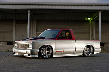 1992 GMC, custom, sonoma, gm, mag wheels HD wallpaper