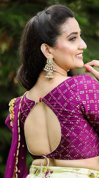 Manjusha, telugu actress, anchor, model HD phone wallpaper
